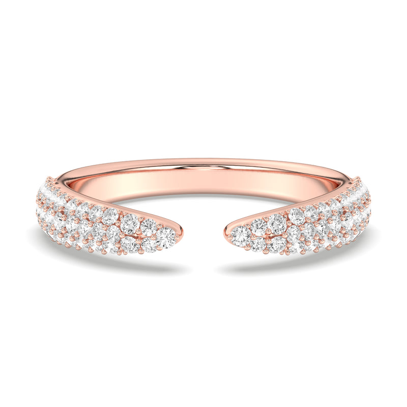 DIAMOND CLAW RING ROSEGOLD KAYAA JEWELS