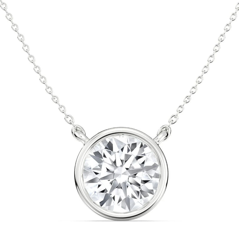 3ct Bezel Pendant