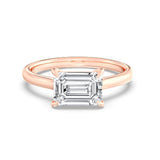 2ct East To West Oval Ring