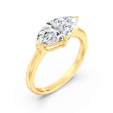 2ct East To West Oval Ring