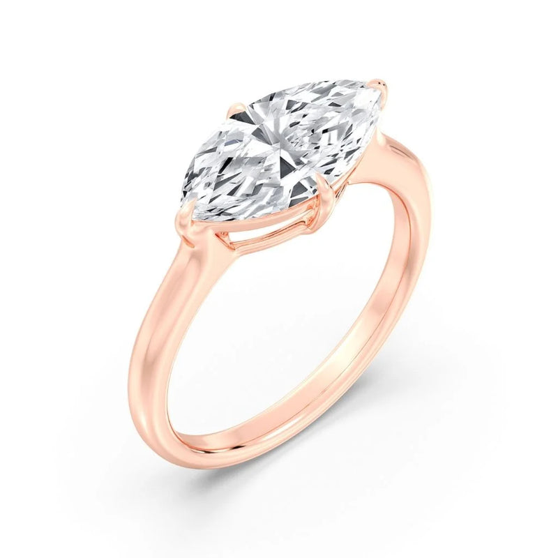 2ct East To West Oval Ring