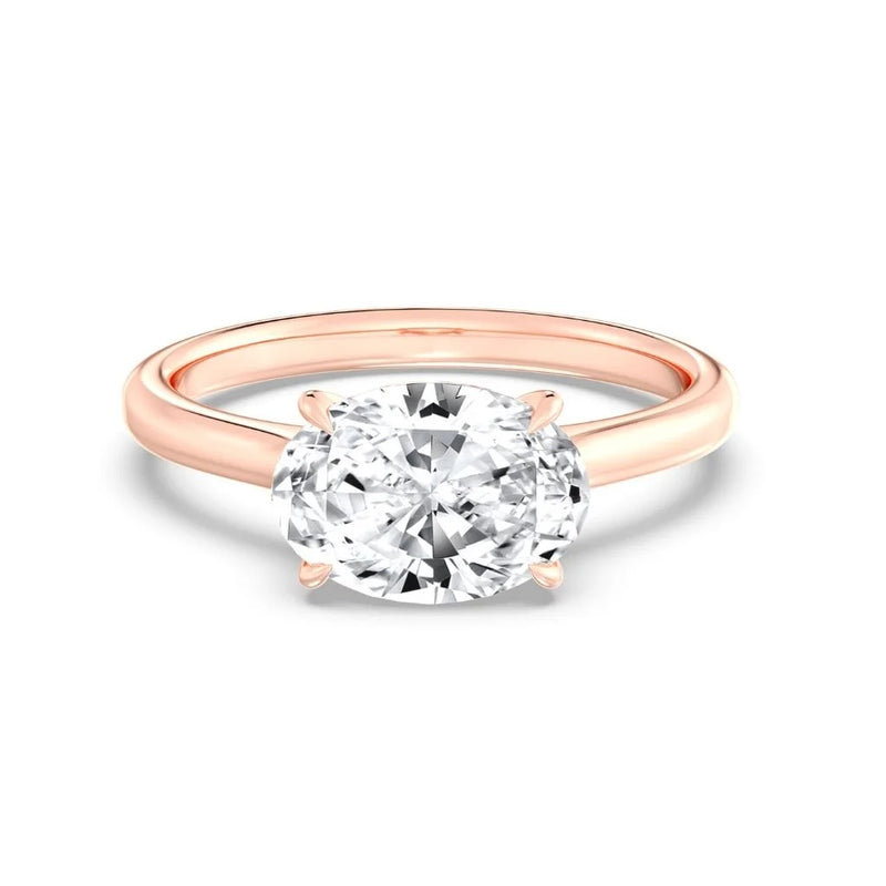 2ct East To West Oval Ring