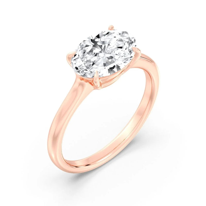 2ct East To West Oval Ring